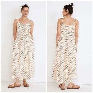 Madewell Sophia Cami Midi Dress Wild Calendula